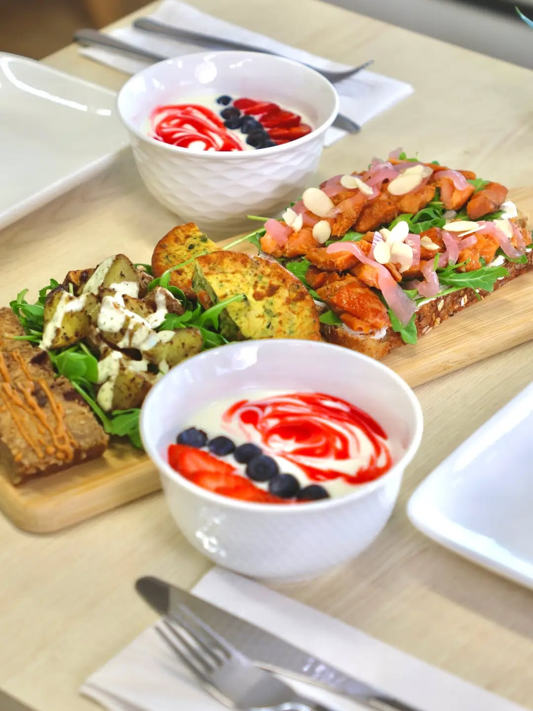 Brunch coloré au bistro Juste du vrai